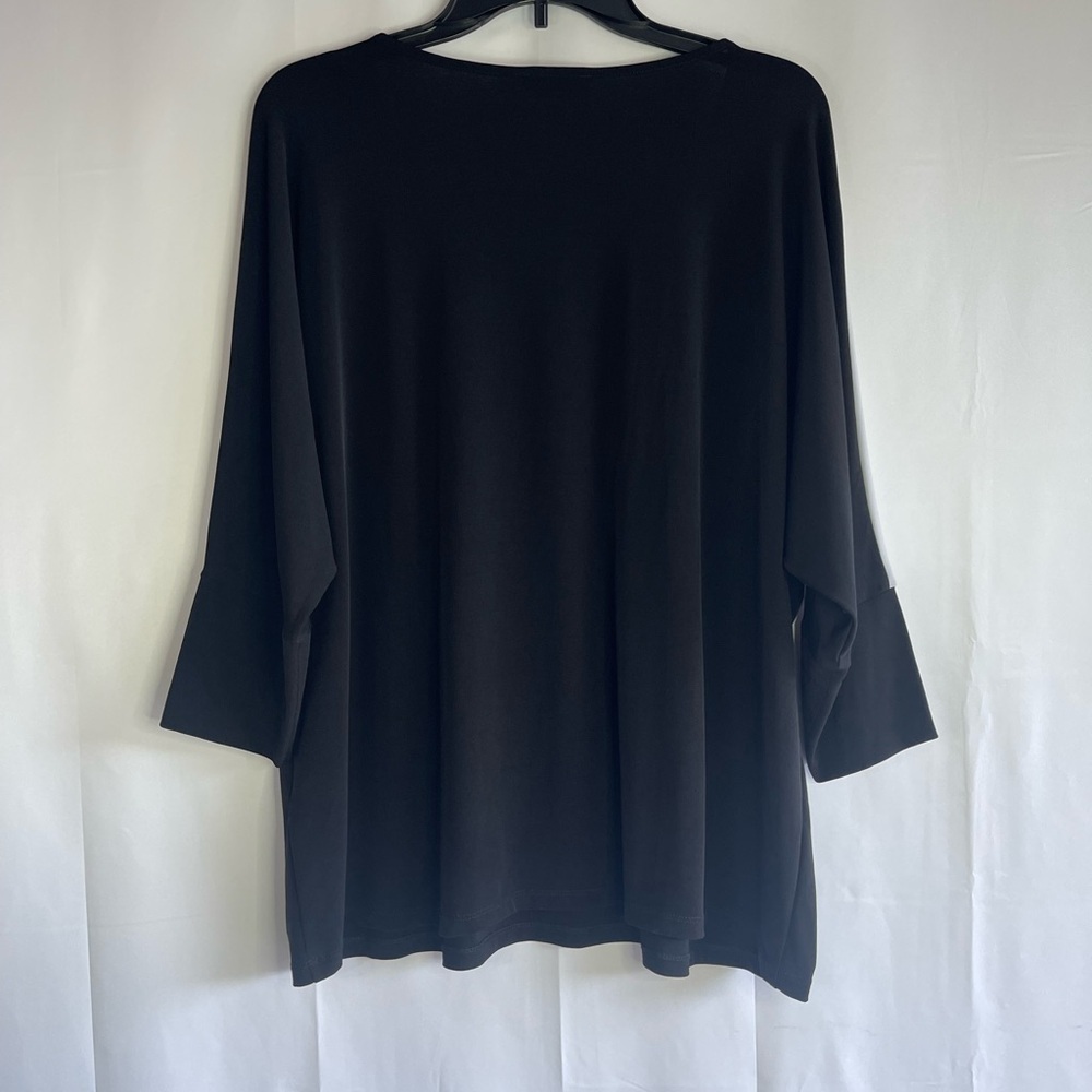 Calvin Klein Black and White Studded Blouse - Picture 5 of 6